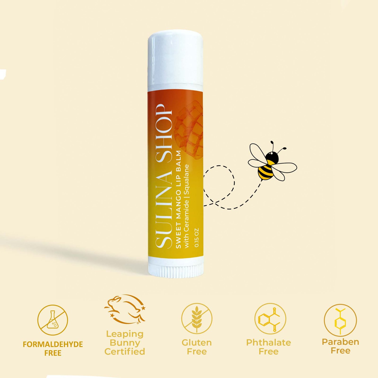 Sweet Mango Lip Balm with Ceramide - Image 2