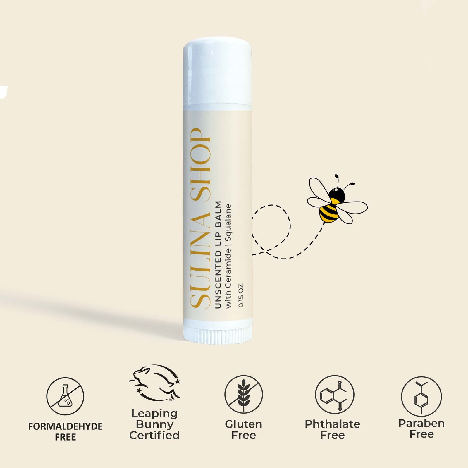 Unscented Lip Balm for Sensitive Skin - Image 2